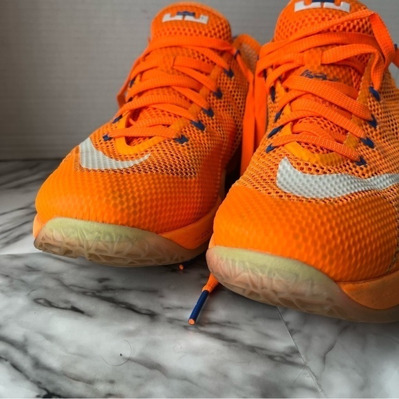 Nike Lebron 12 Low Cavs Classic. Men’s 10. Bright citrus white total orange soar - Picture 5 of 12